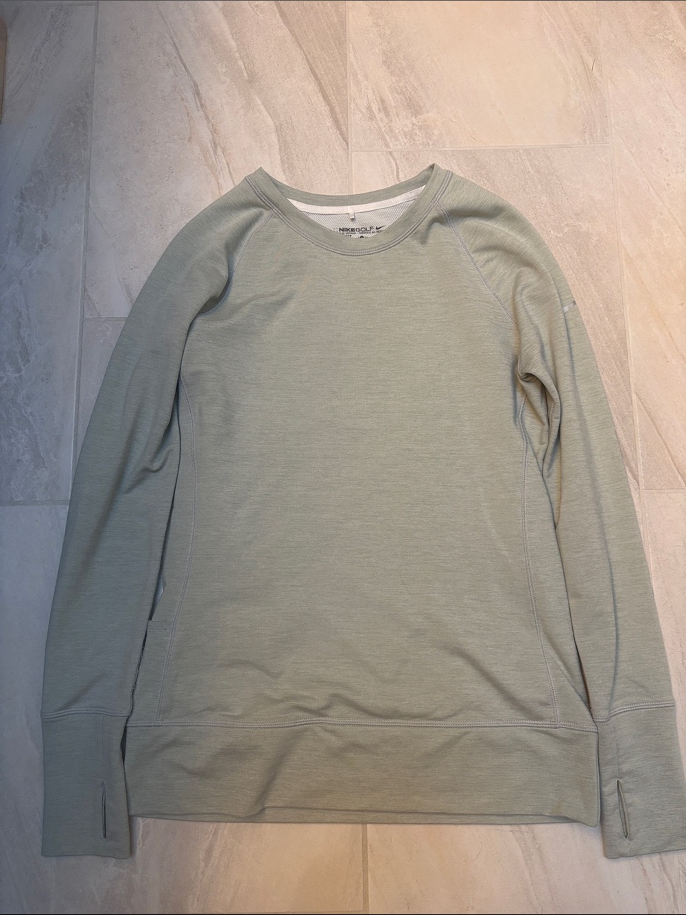 Nike Golf Women’s (Size Medium) Dri-fit Sage Green Crewneck Sweatshirt
